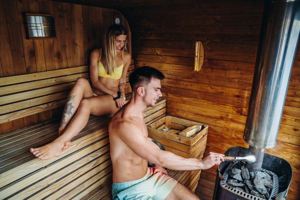 Heit sauna.